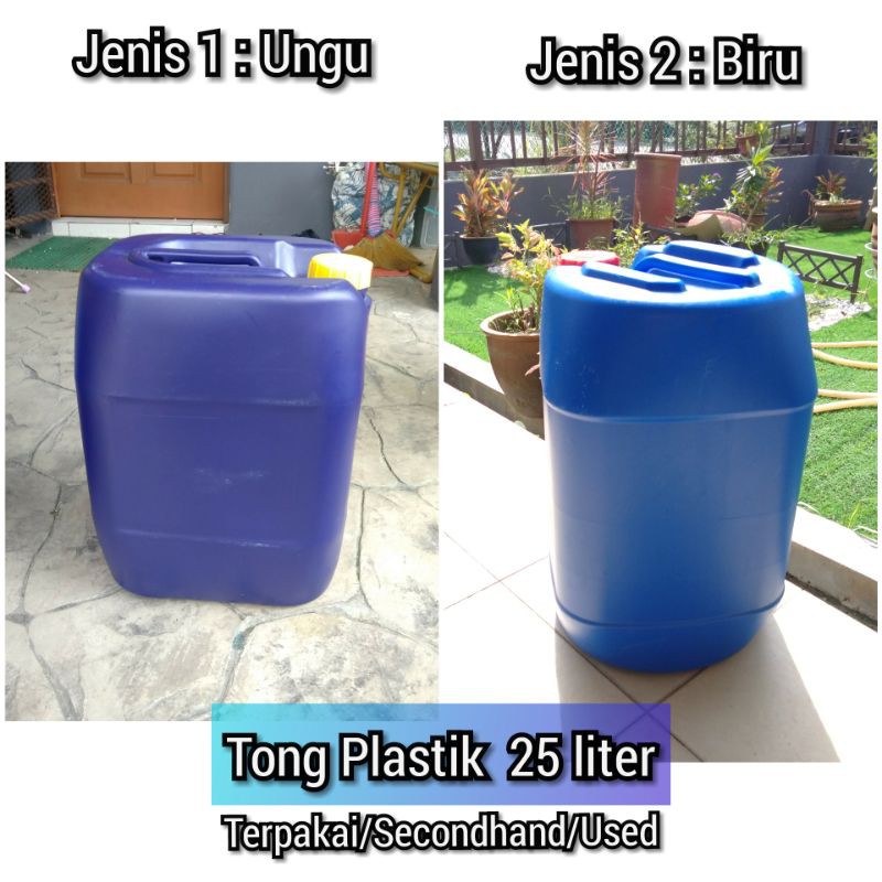 Tong Plastik Biru Liter Terpakai Hdpe Jerry Can Blue Drum Shopee My Xxx Hot Girl 0611
