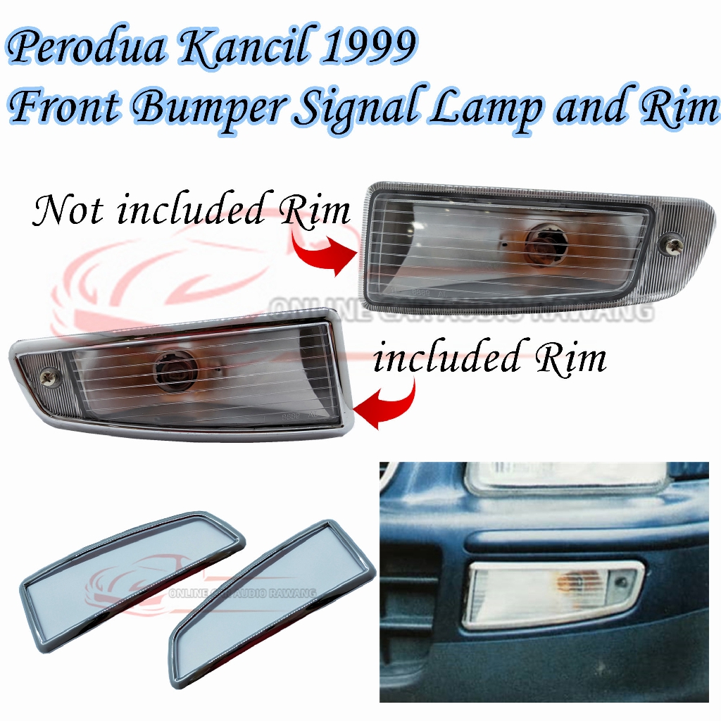 Perodua Kancil 1999 Front Bumper Lamp & Signal Lamp Rim 