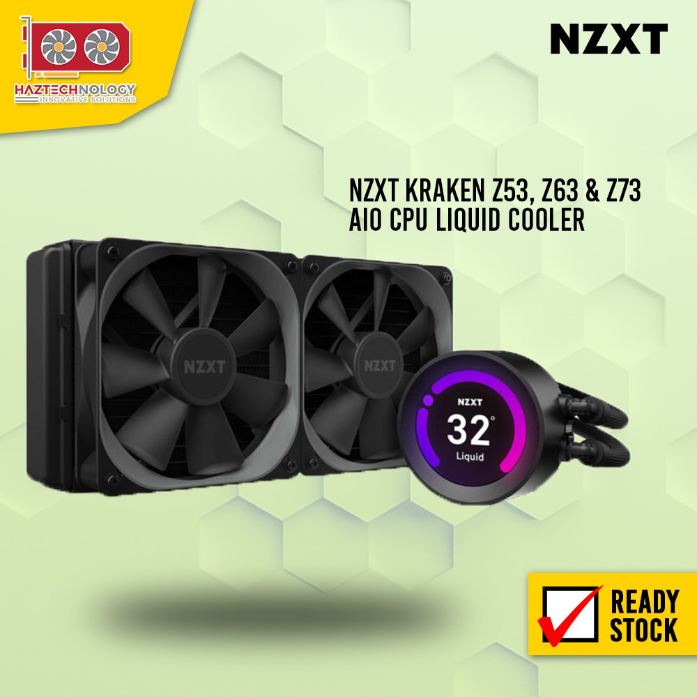 NZXT KRAKEN Z53, Z63 AND Z73 AIO CPU LIQUID COOLER | Shopee Malaysia