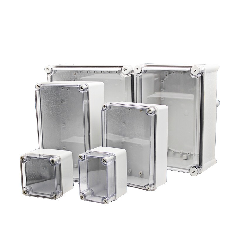 Waterproof Junction Box Ip67 Outdoor Electrical Box Transparent Cover