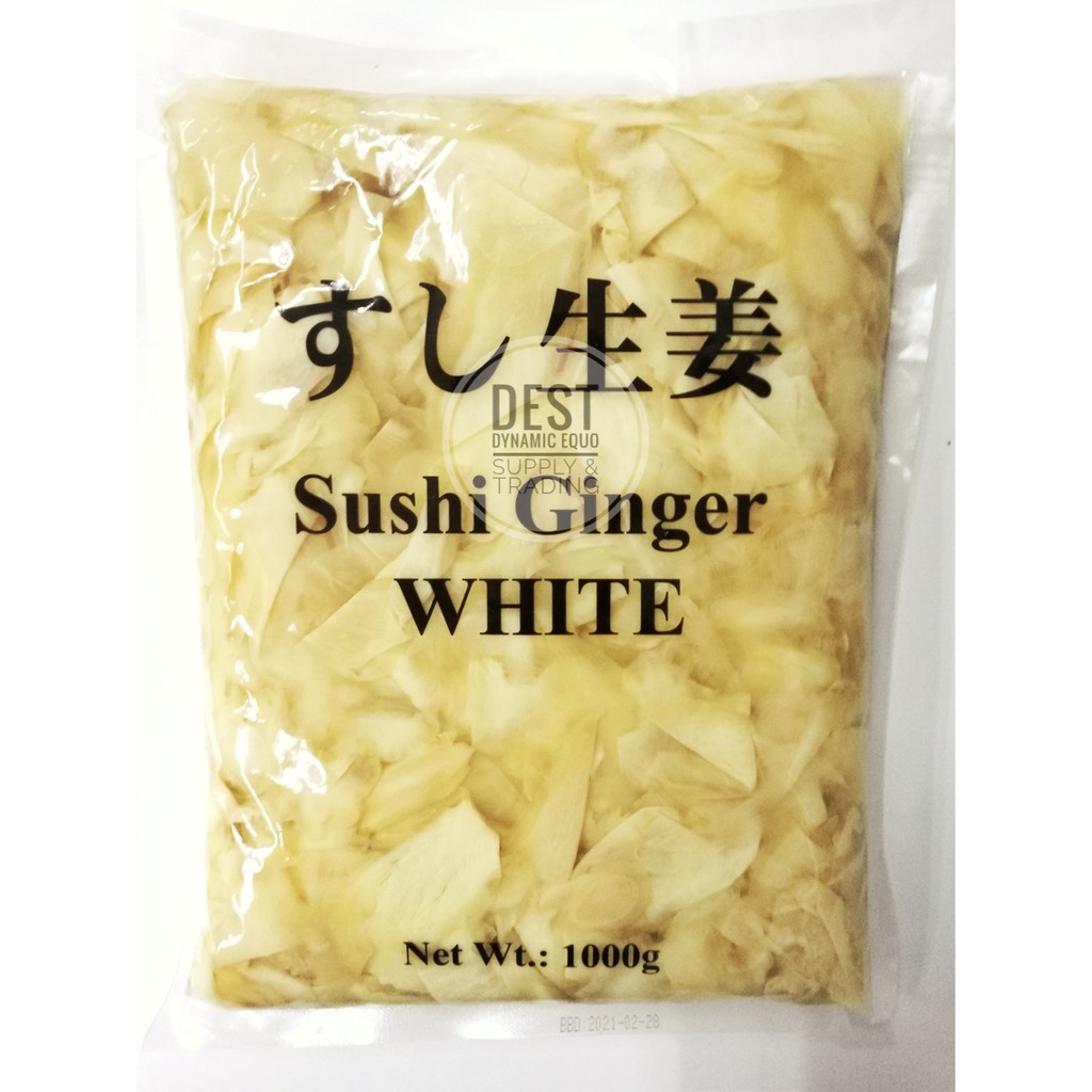 Gari Shoga Shiro Kg Seasoned Sushi Ginger White Shopee Malaysia