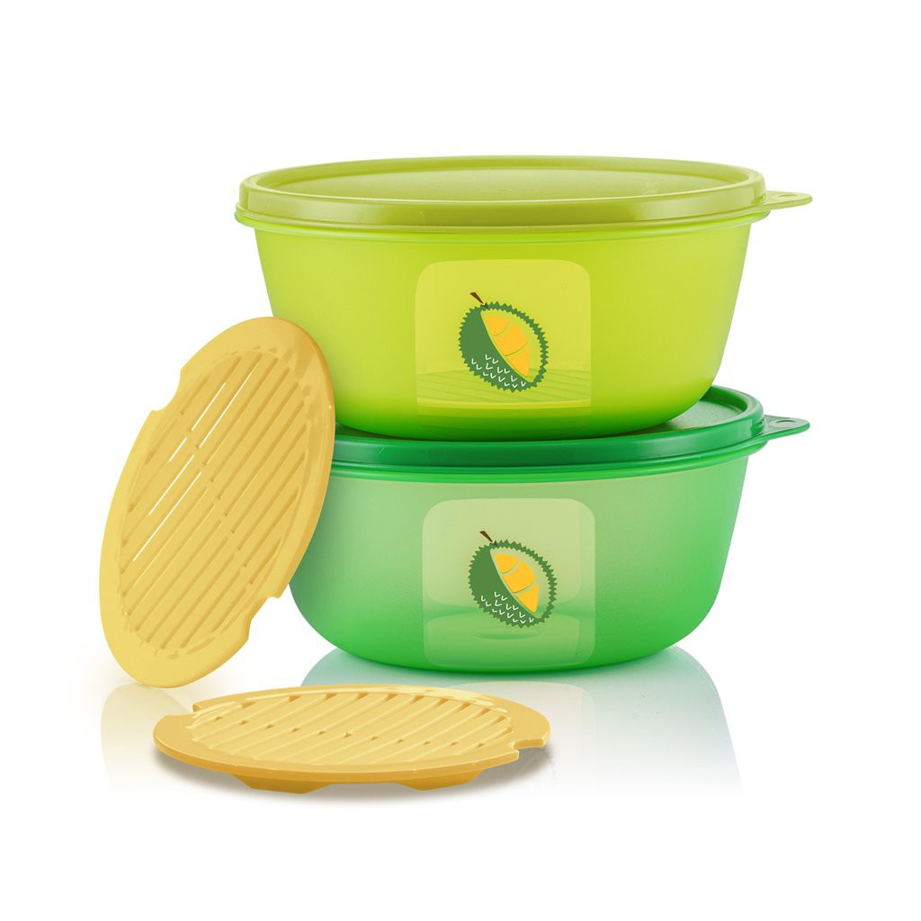 TUPPERWARE Ultimate Durian Keeper (2) 1.5L