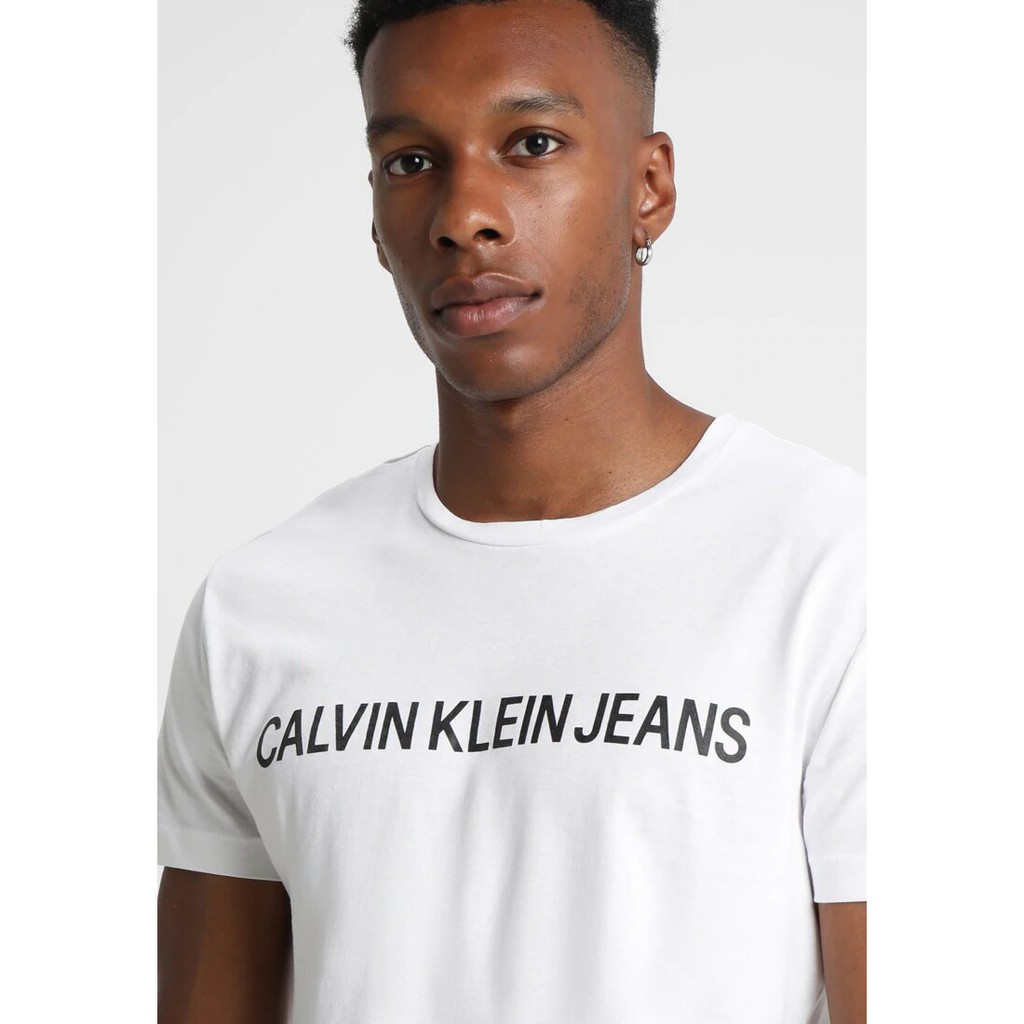 Calvin Klein Jeans Core T-shirt UNISEX 100% Premium Cotton Regular Fit T- shirt Original CK Jeans Calvin Klein T-shirt | Shopee Malaysia