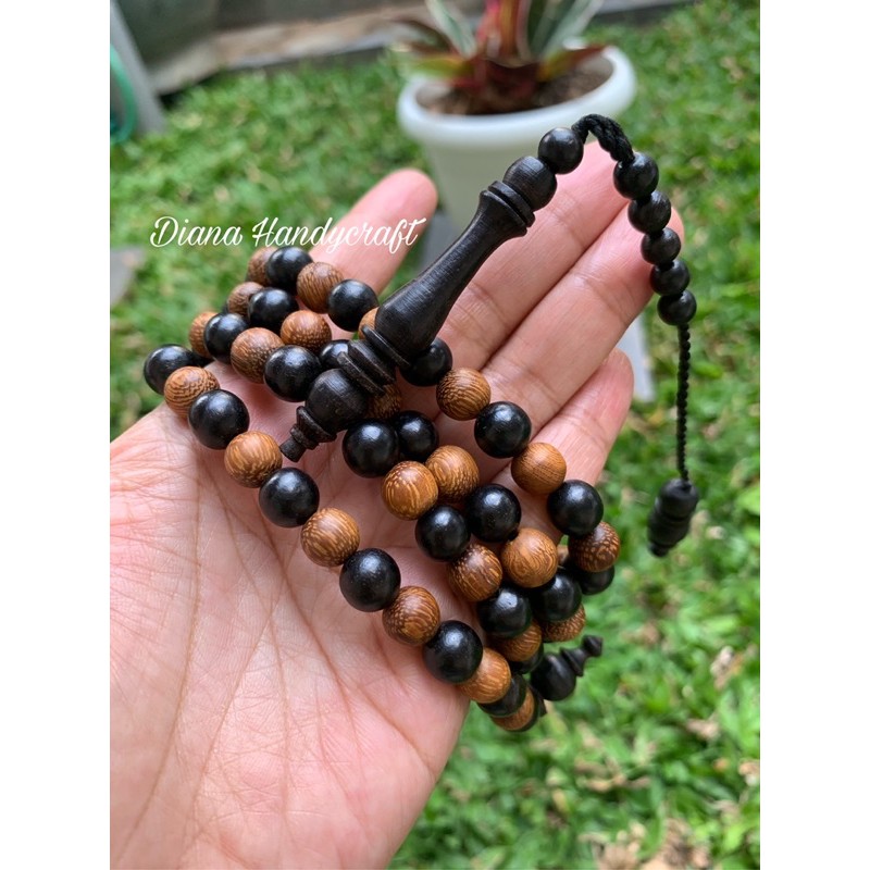 [Raya 2024] KAYU Combination Of Lucky Wood Tasbih/Rare Wood Combination Of Digging Moringa/Moringa mas