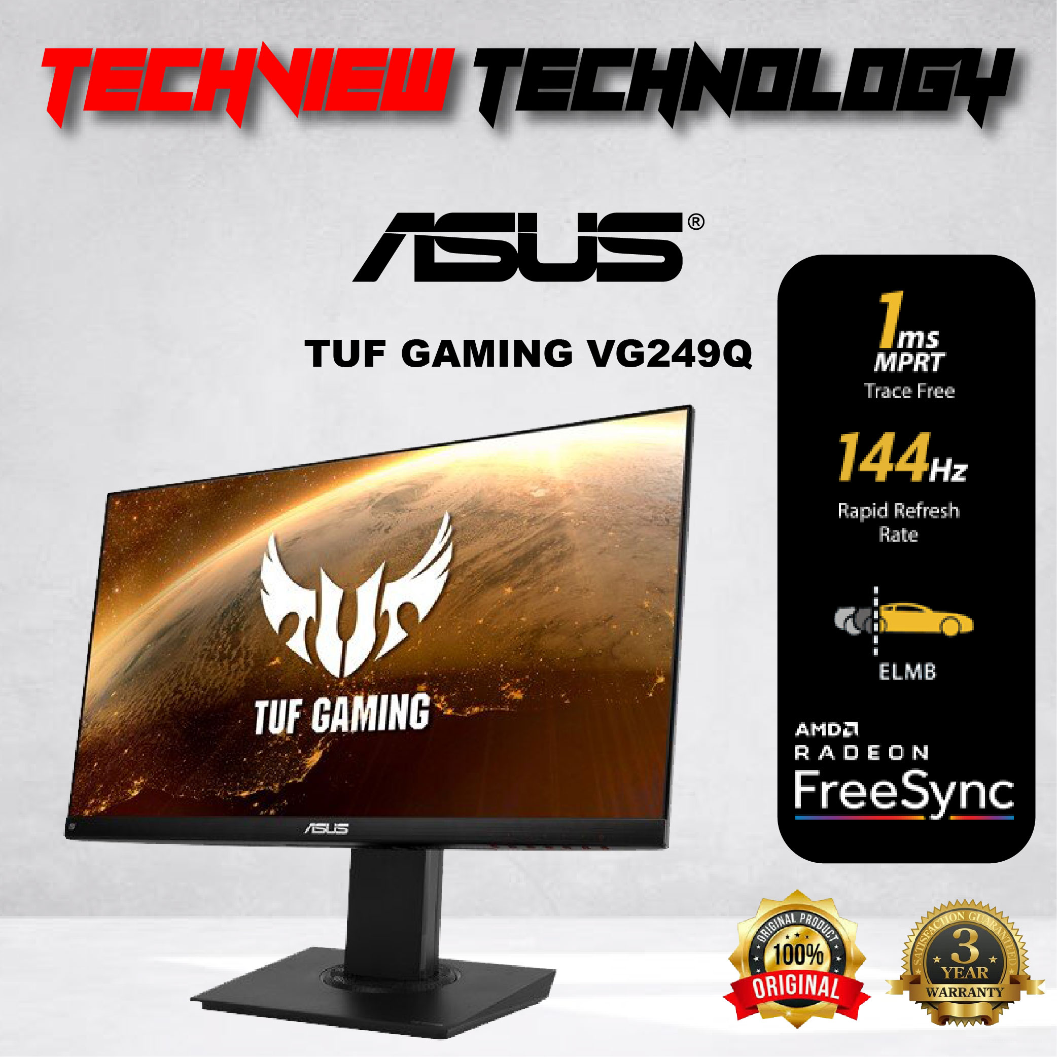 Asus tuf gaming vg249q обзор