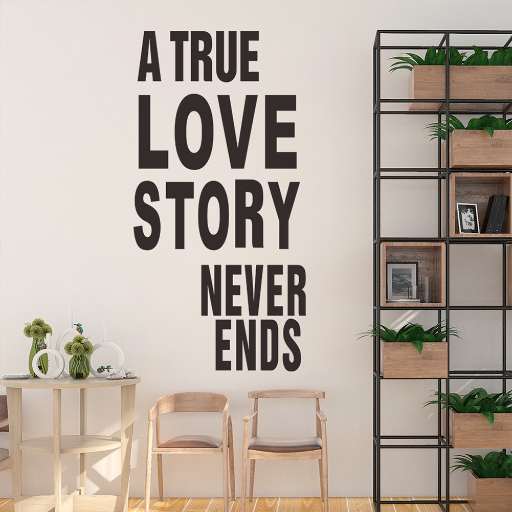 Living Room Quotes Lettering Modern Wedding Love Art Home Decor