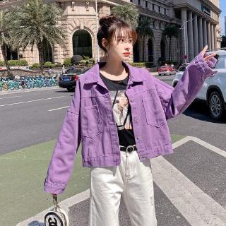 purple spring jacket