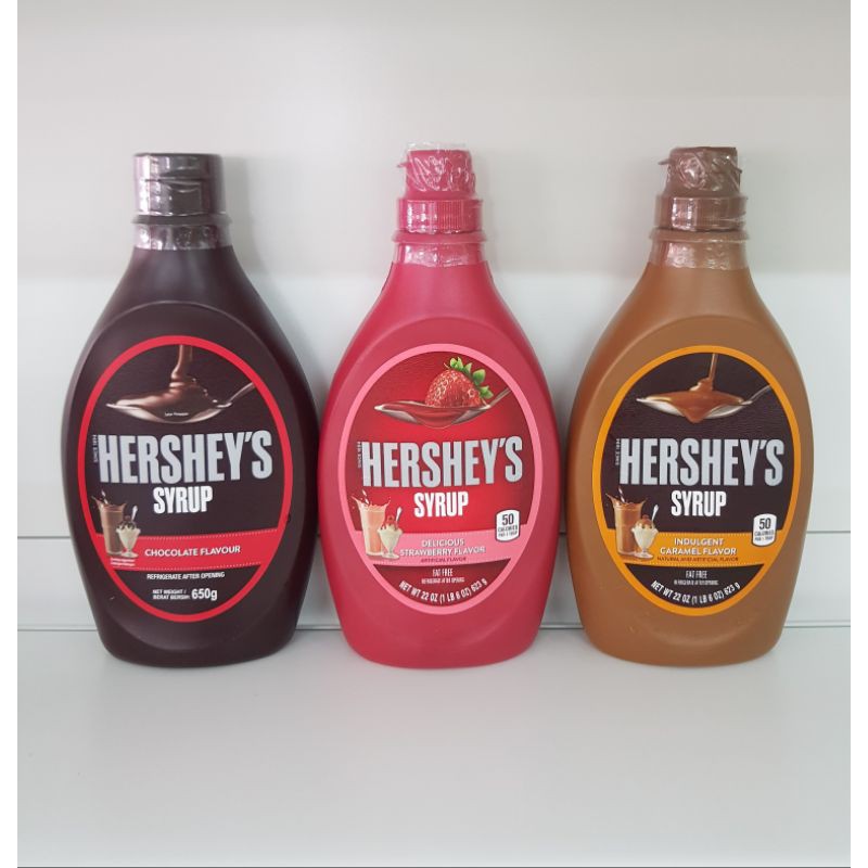 Hershey's Syrup Chocolate, Strawberry, Caramel | Shopee Malaysia