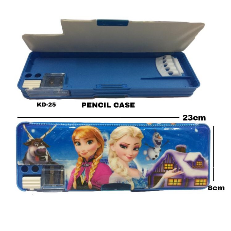 LOVELY KIDS CHILDREN DISNEY FROZEN PENCIL BOX PENCIL CASE