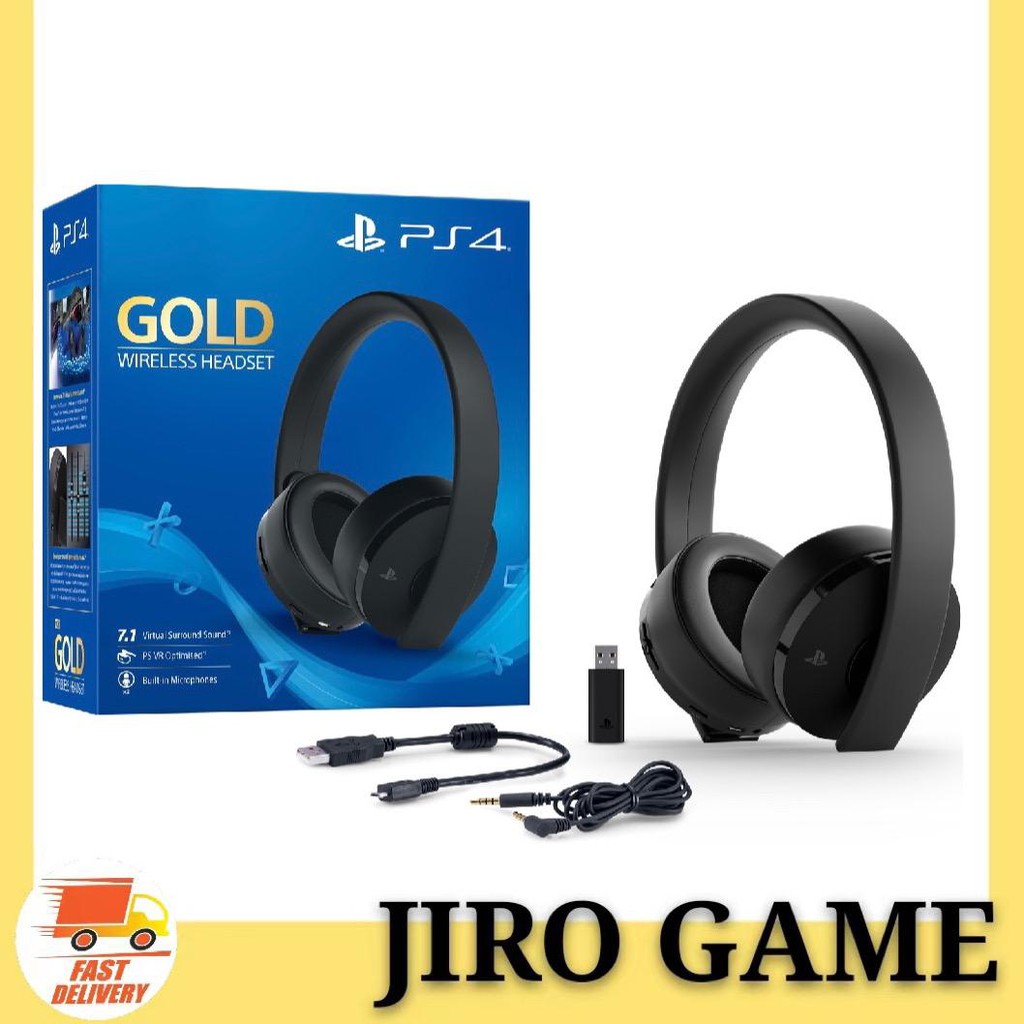 Sony Gold Wireless Headset 7.1 PS4 Gold Wireless Headset PS4