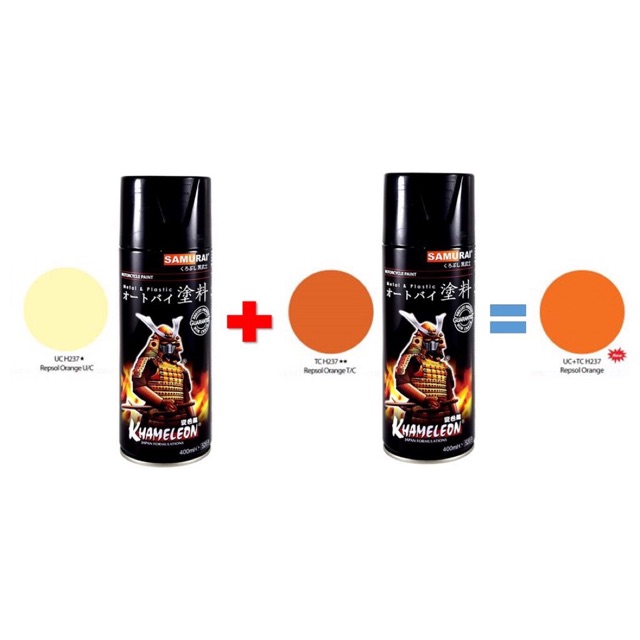 Samurai Spray Honda Repsol Orange-400ml | Shopee Malaysia