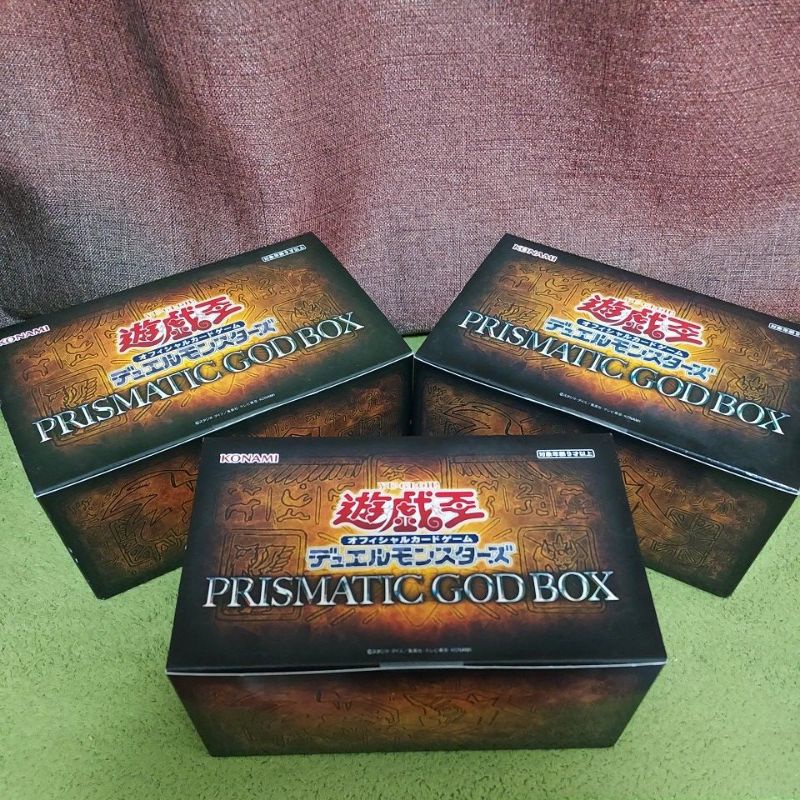 W1111 Game Card Three Phantom GOD Gift BOX PGB1 PRISMATIC KONAMI Yu-Gi-Oh