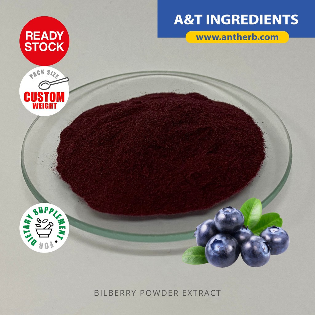 Bilberry Powder Extract / Serbuk Ekstrak Bilberry HALAL Certified