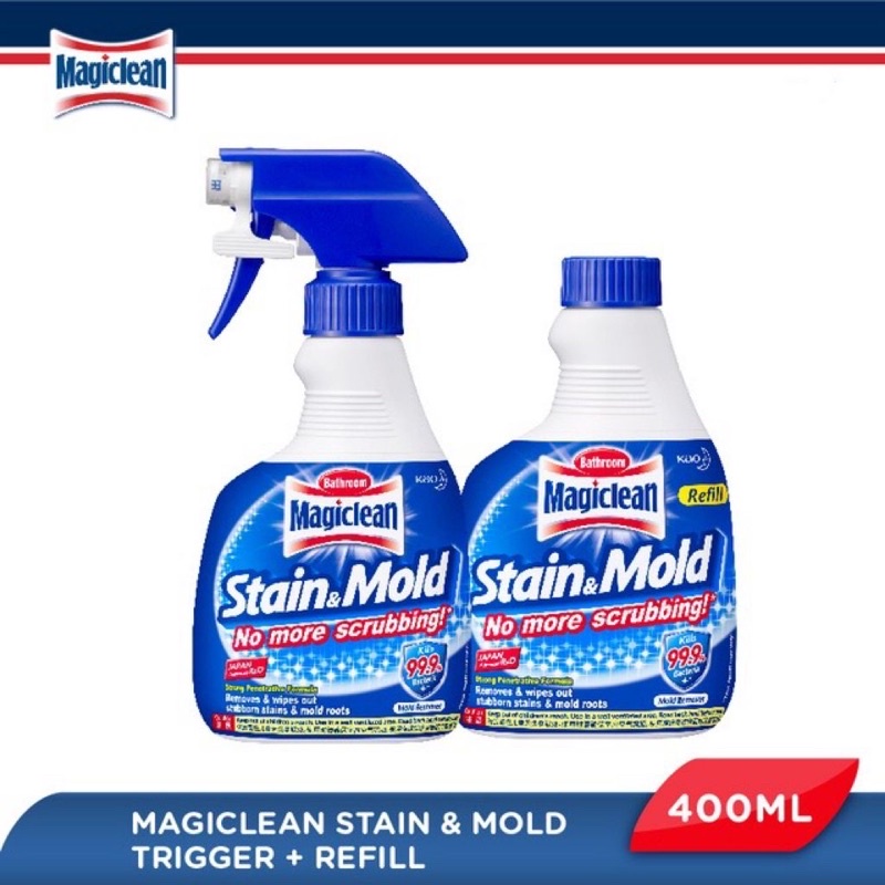 MAGICLEAN Bathroom Stain and Mold Remover & Refill Bundle Shopee Malaysia