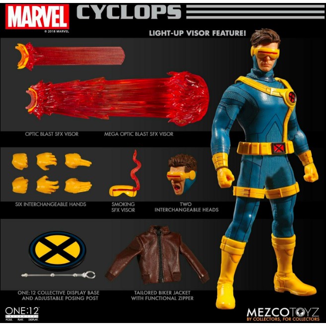 Mezco One 12 Collective Cyclops X Men Action Figure New Action Figures Toys Games