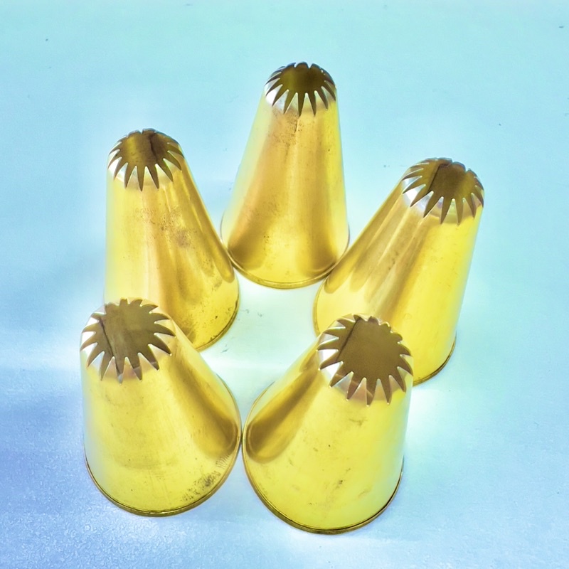 Nozzle Pattern N1/Acuan Tembaga Creampuff/Butter Cookies/Churros/Ulat