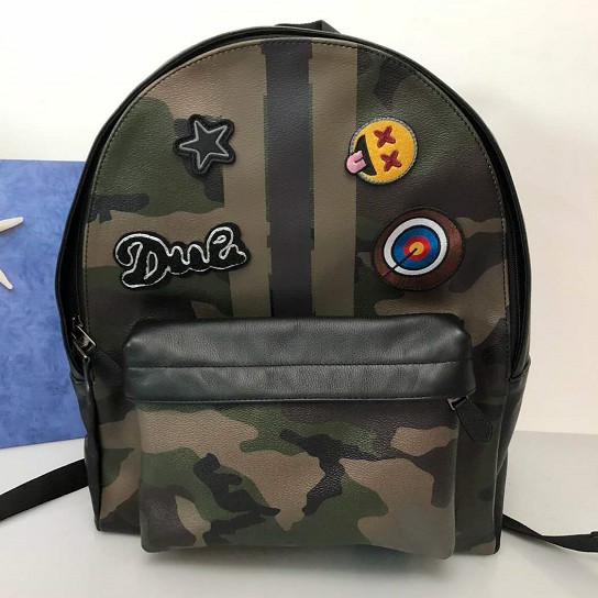 coach camouflage backpack