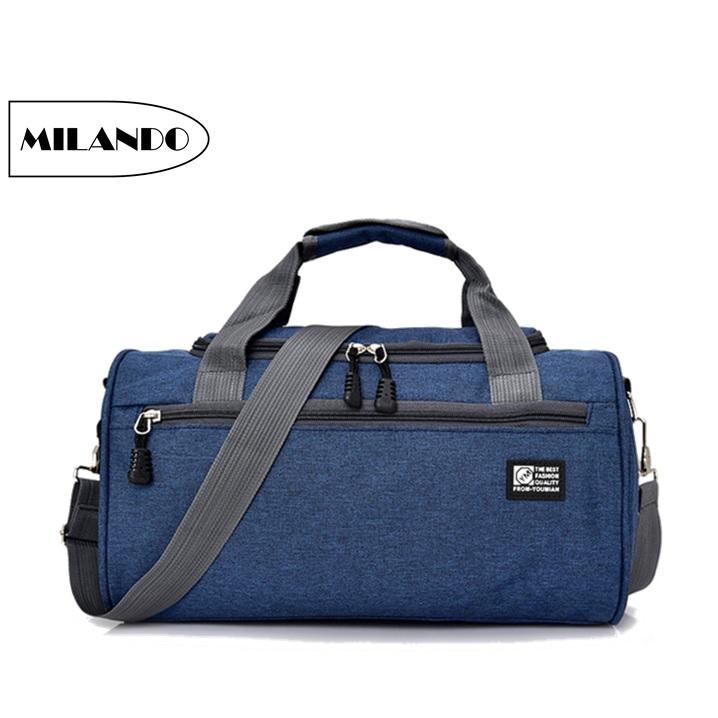 MILANDO Sport Bag Travel Bag Gym Bag Men Shoulder Carry Bags Beg Sukan ...