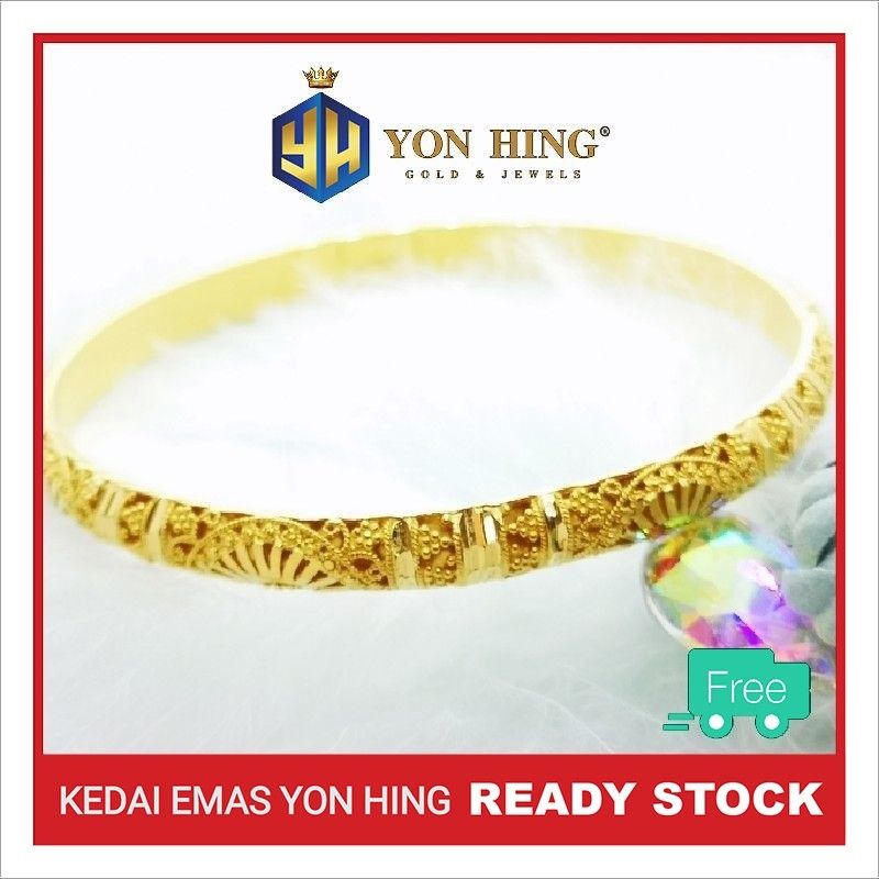 Gelang Tangan Emas 916 16 54g D6 20cm
