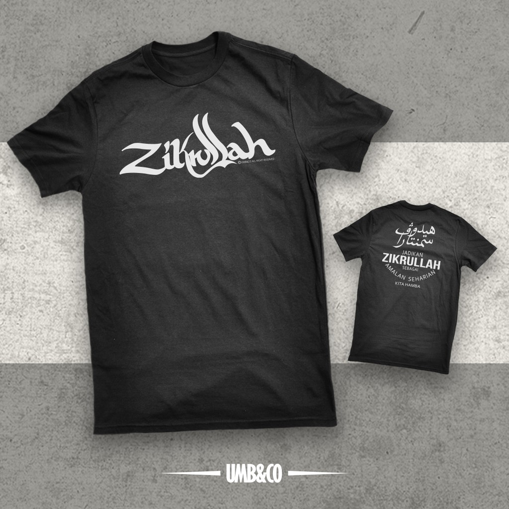 (Ready Stock) Zikrullah - UMB Merchandise - Tshirt - Islamic - Streetwear