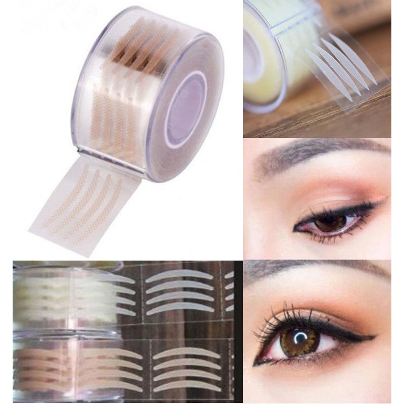 600pcs Invisible Fiber Double Eyelid Lift Strips Tape Adhesive Stickers ...