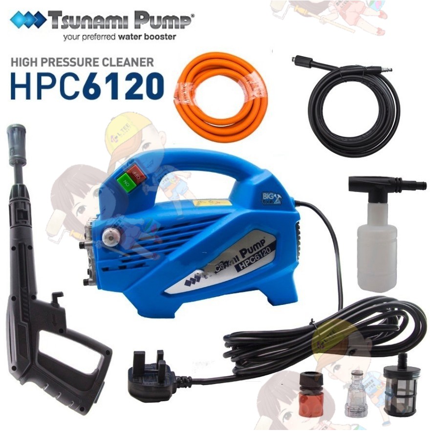 Tsunami Induction Motor Water Jet HPC6120 100 Bar High Pressure Water