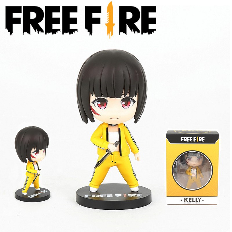 Free Fire Kelly Action Figure Q Version10cm Mini Cute Toy Shopee Malaysia