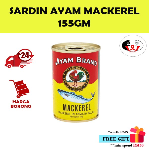 SARDIN AYAM MACKEREL155GM