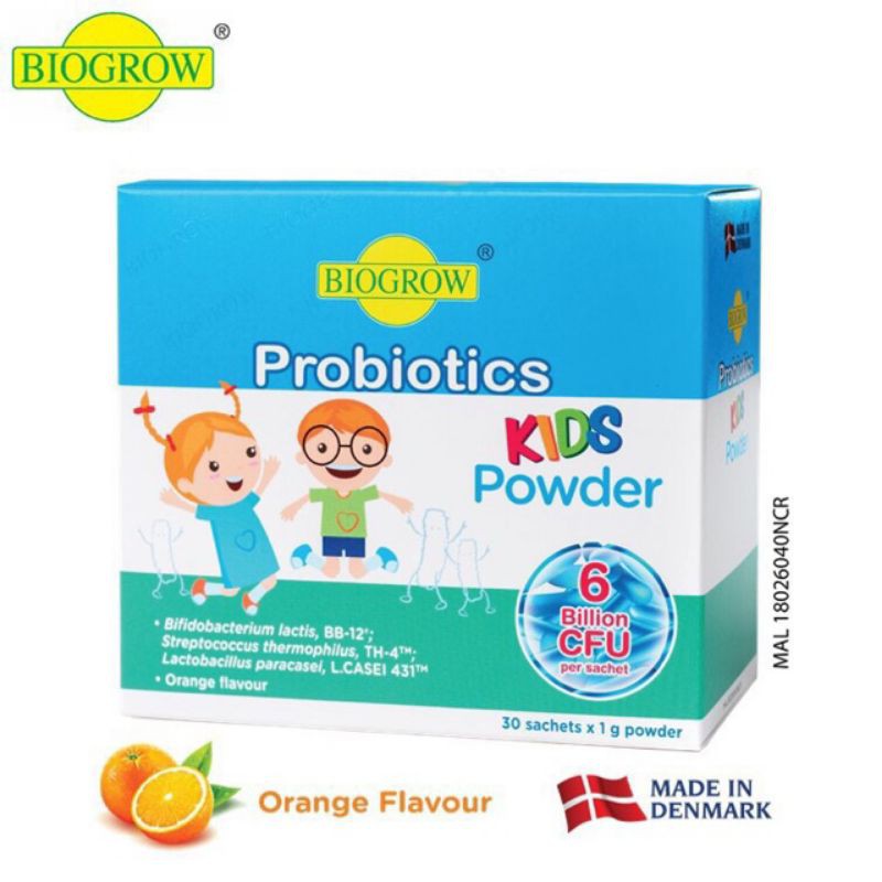 Buy Biogrow Probiotics Kids Powder 30 Sachets X 1g Powder Seetracker Malaysia