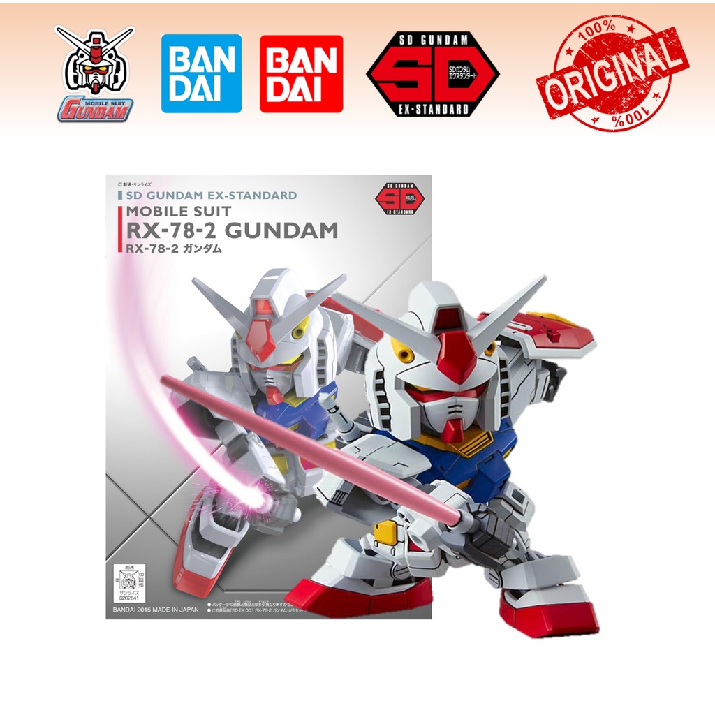 Bandai SD Gundam EX-Standard RX 78-2 Gundam (Gundam Model Kits ...