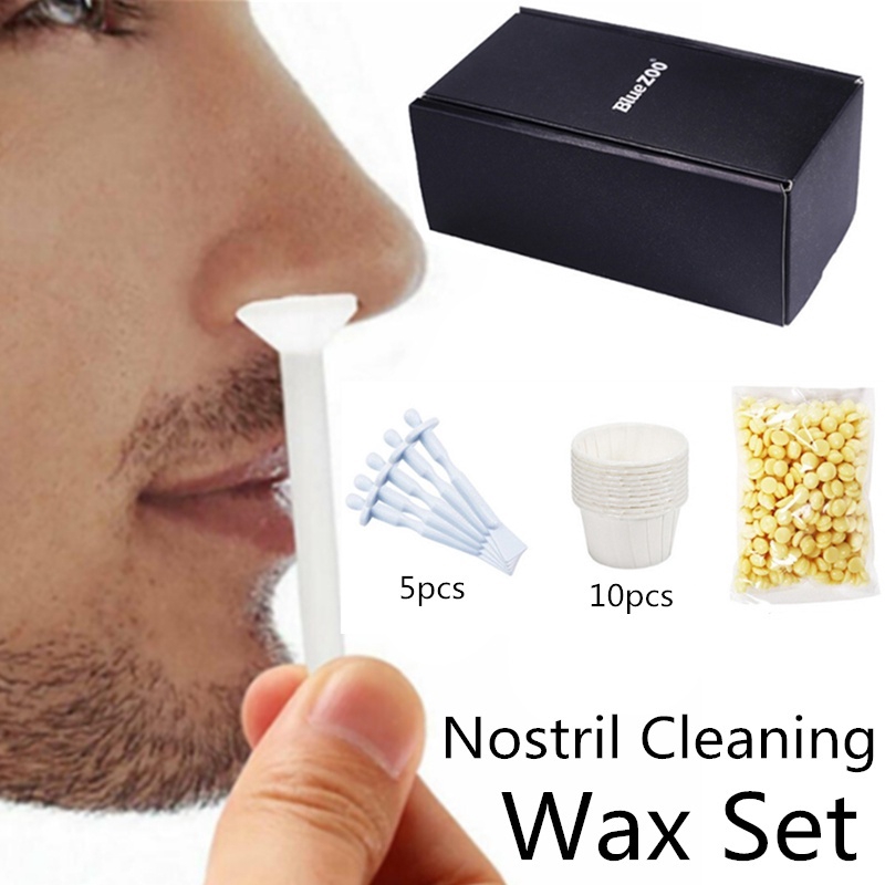 Summer Supply Nose Wax Kit for Men & Women Nose Hair Removal Wax Set  Paper-Free Nose Hair Wax Beans Cleaning Wax Kit | Shopee Malaysia