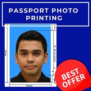 EXPRESS SERVICE -  Passport / Visa / School / Resume Photo Printing (Free Background Editing)