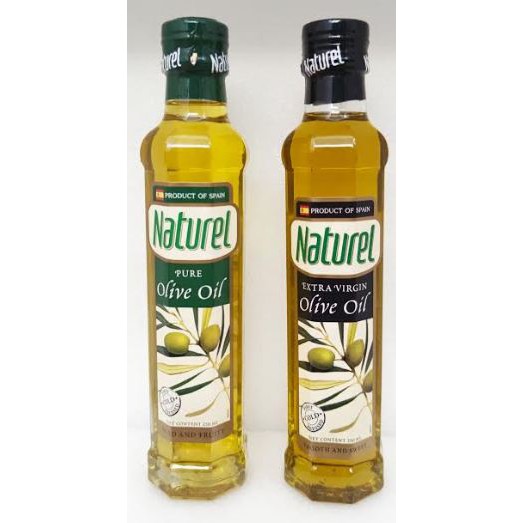 NATUREL Pure Olive Oil / Extra Virgin Olive Oil 250ml Shopee Malaysia
