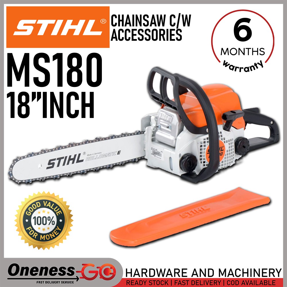 Shipping From Kl Special Offer 100 Origina Stihl Germany Chain Saw C W Accessories 18 Ms180 Shopee Malaysia