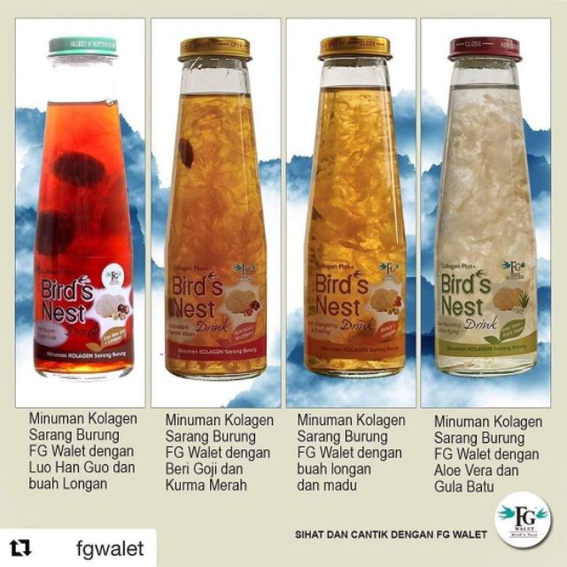 FG WALET Collagen Bird Nest Drink [READY STOCK] Shopee Malaysia