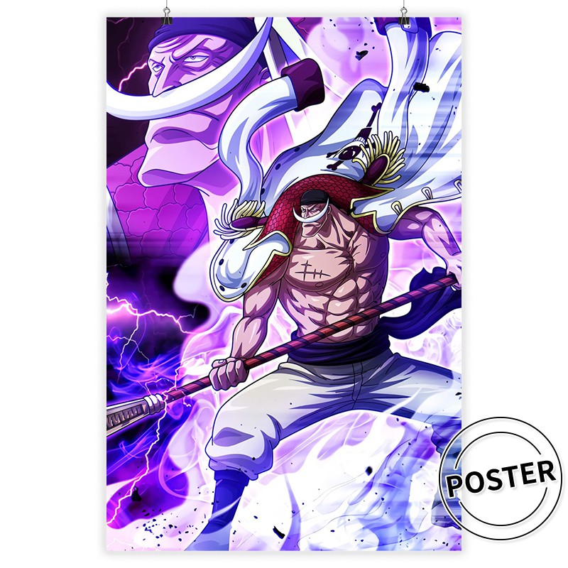 Ready Stock One Piece Poster Luffy Mugiwara Straw Hat Yonko Kaido Zoro Nami Franky Boa Law Anime Poster Wall Stickers Various Options Wall Art Shopee Malaysia