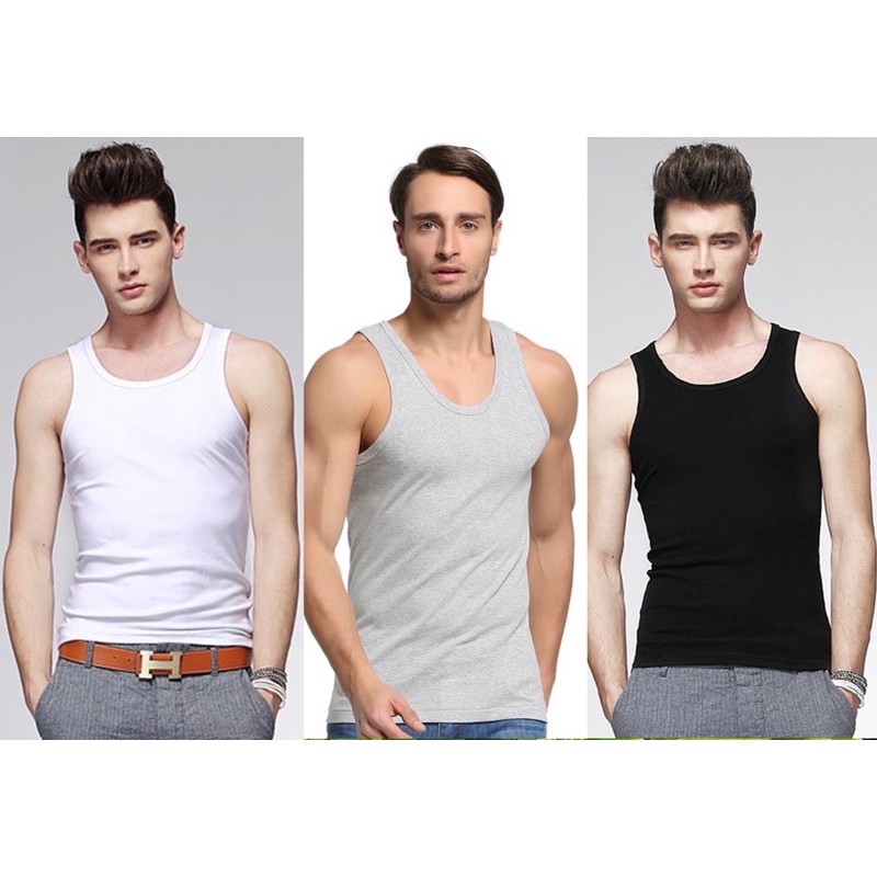 Men Singlets Cotton Tank Tops Underwear Mens Undershirt Shirts Male Bodyshaper Fitness Wrestling Singlets