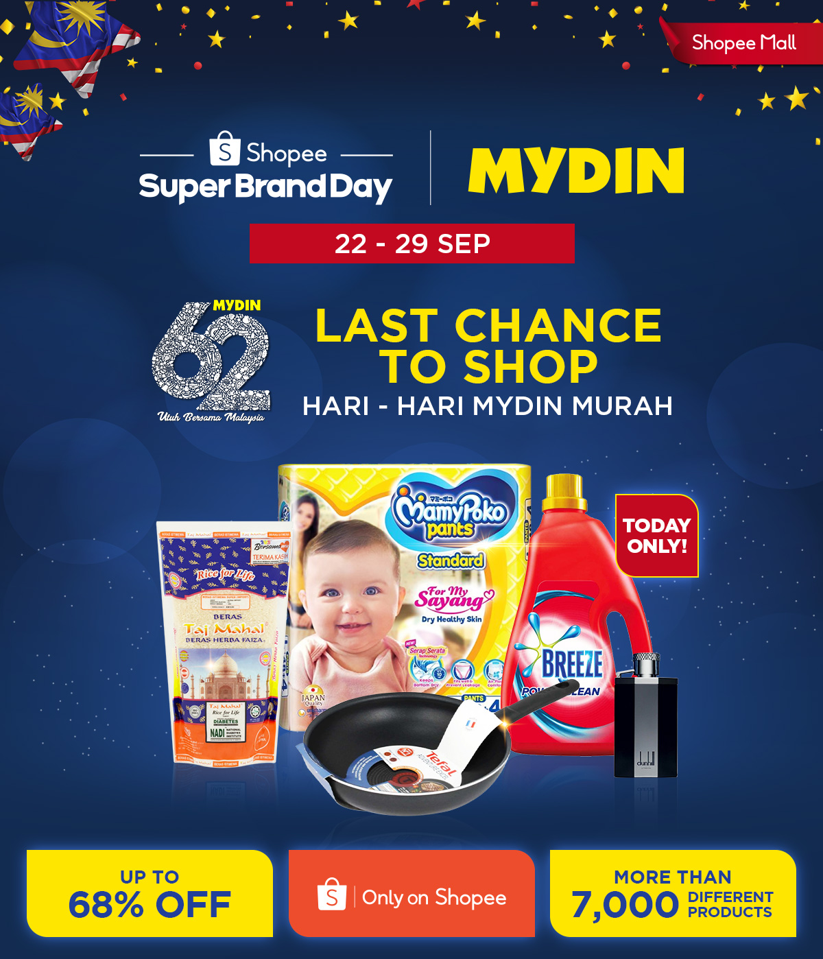 Mydin Super Brand Day Up To 7000 Products 2022 Shopee 