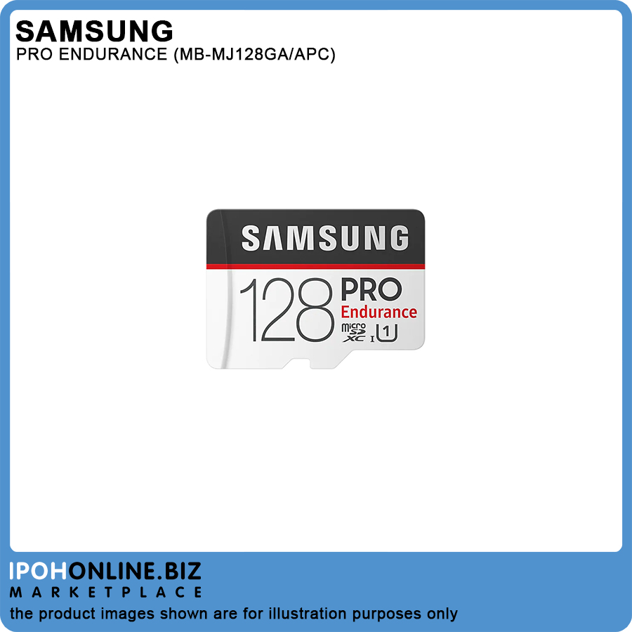 SAMSUNG PRO Endurance microSD 128GB Memory Card w SD Adapter 4K Ultra HD - CCTV Bodycam Dashcam