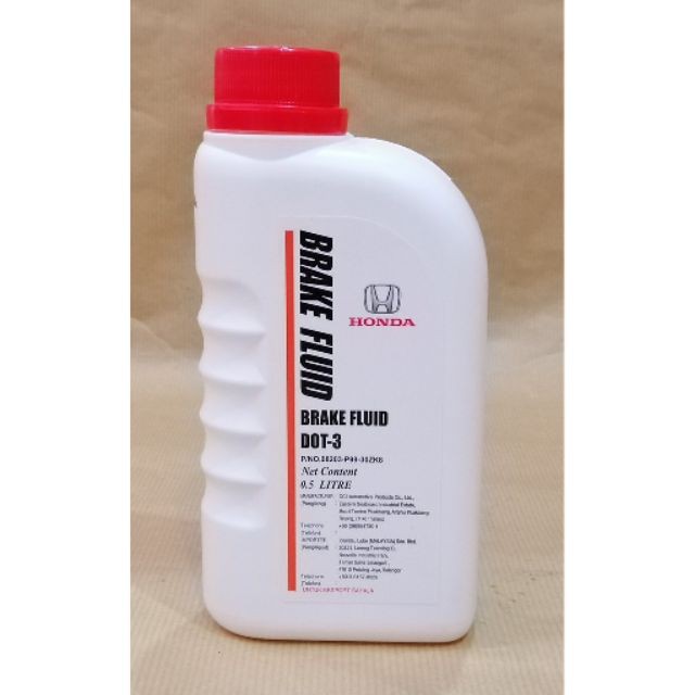 [100 ORIGINAL] HONDA BRAKE FLUID DOT3 500ML Shopee Malaysia