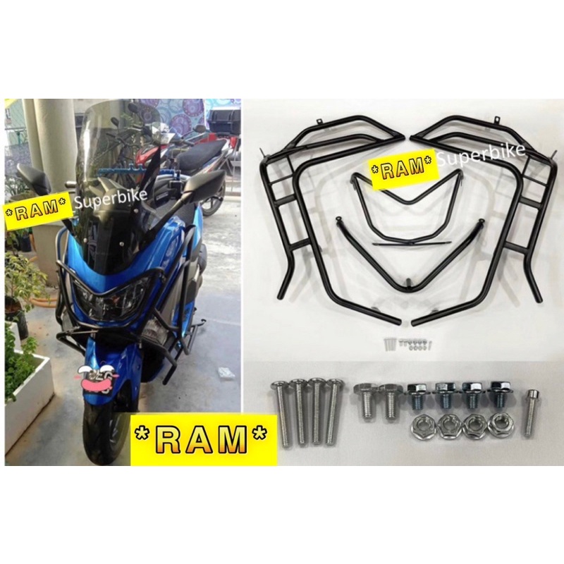 YAMAHA NMAX 155 V1 CRASH BAR IPORT BODY PROTECTOR NMAX NMAX MOTOR