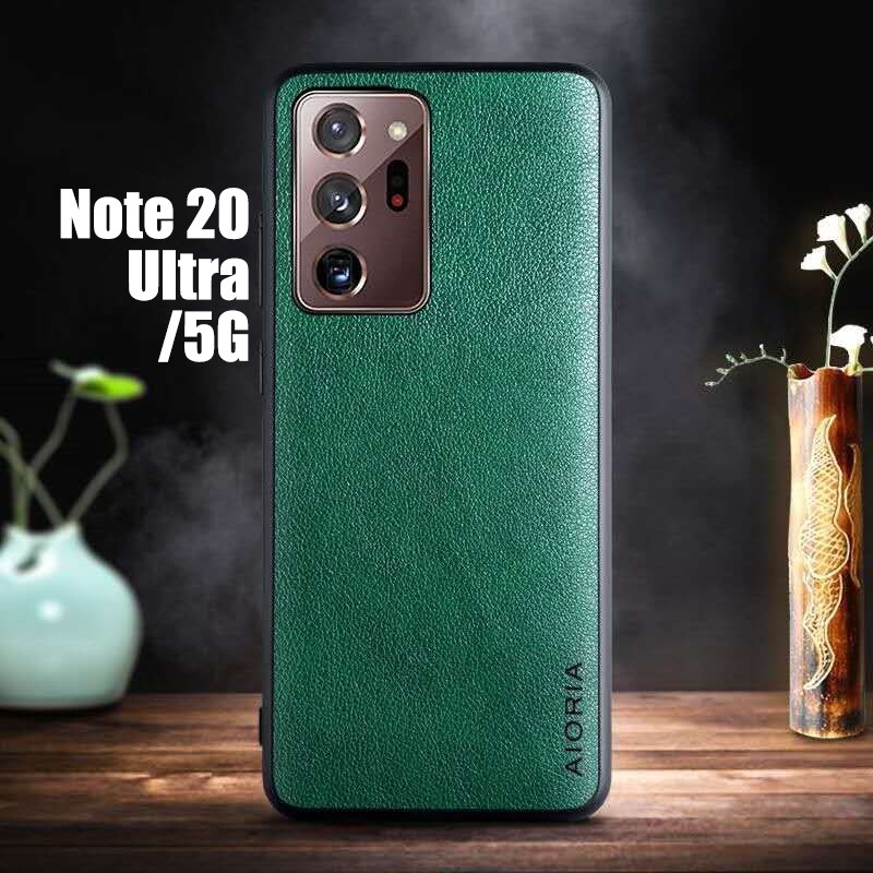 SKINMELEON Samsung Note 20 ULTRA Casing Note 20 ULTRA Case 5G Vintage Inspired Leather Case Protective Cover Phone Case