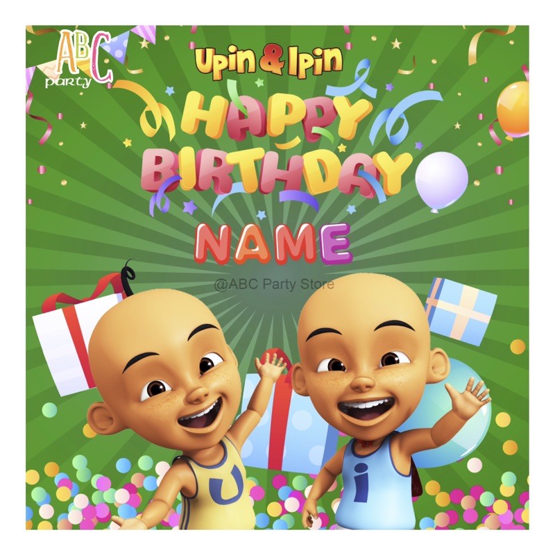 Upin & Ipin party backdrop: Sắp tới sinh nhật của bé mà bạn đang loay hoay tìm họa tiết cho backdrop? Hãy tìm đến những hình ảnh về Upin & Ipin party backdrop để tạo cho bữa tiệc sinh nhật trở nên độc đáo và thú vị hơn. Với những ý tưởng sáng tạo từ Upin & Ipin, bữa tiệc của bé sẽ tràn đầy màu sắc và niềm vui.