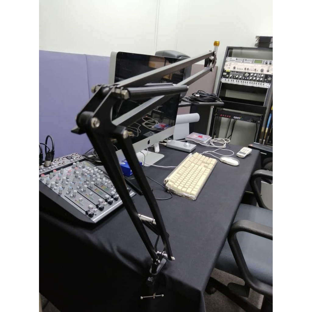 Professional Recording Microphone Table Stand Livestream Tiktok Zoom Web Meeting Shopee Malaysia