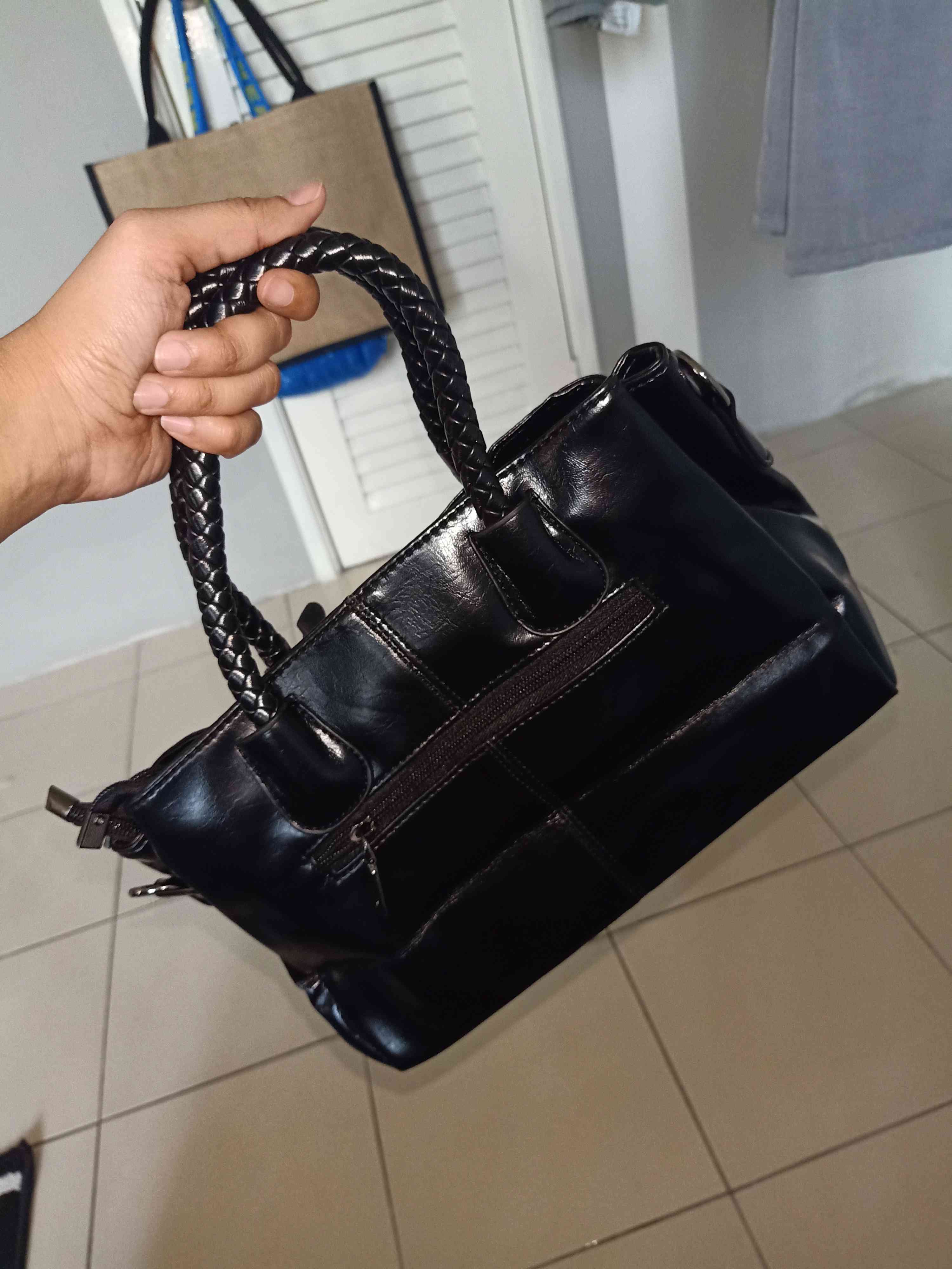Rustin's Hot Classical Retro Oil Wax Leather Women Handbag Large ...