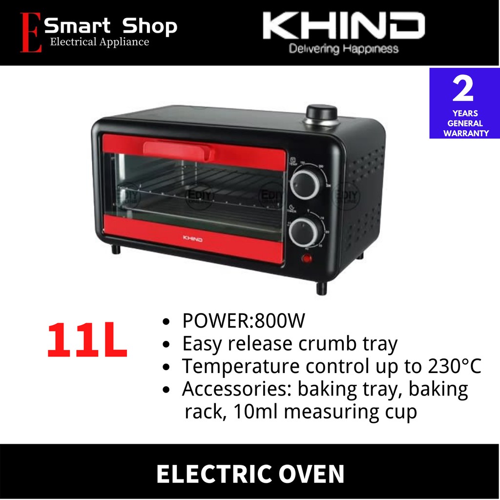 KHIND 11L ELECTRIC OVEN OT11L Shopee Malaysia