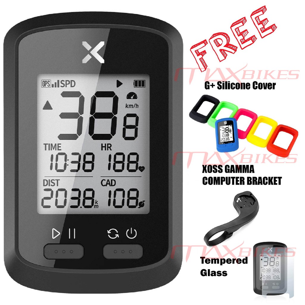 READY STOCK!!! XOSS Bike Computer G+ Wireless GPS Speedmeter Waterproof