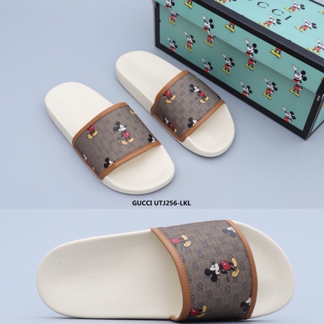 gucci tiger slides mens