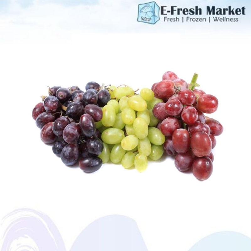 F12 Fresh Fruit - Grapes 500g +/- (Red, Black, Green) (Penang Only)