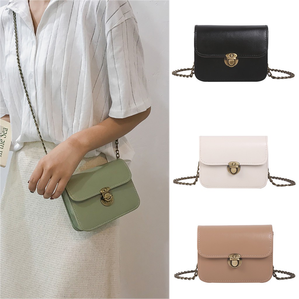 small chain shoulder bag